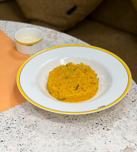 ريزوتو الزعفران