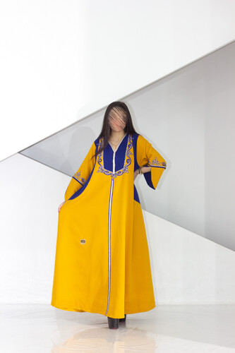 دراعه تطريز وخام ساده مع تخريج