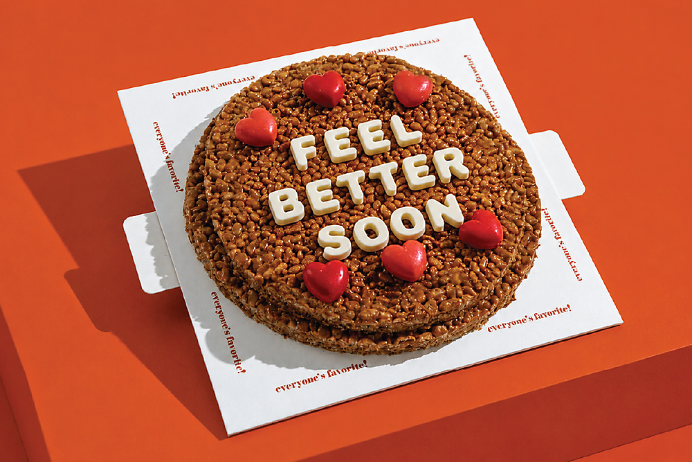 Krispies Message Cake