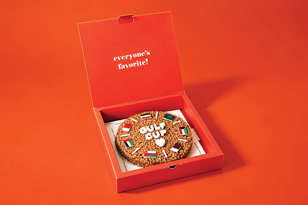 Gulf Cup Krispies Cake