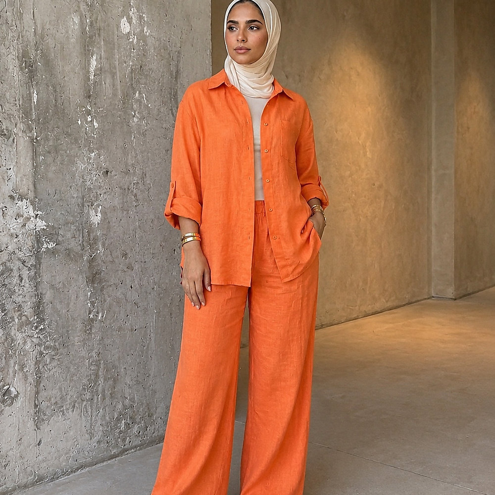 Linen summer set