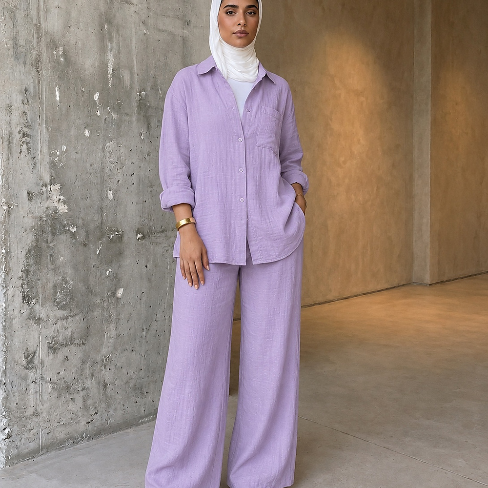 Linen summer set