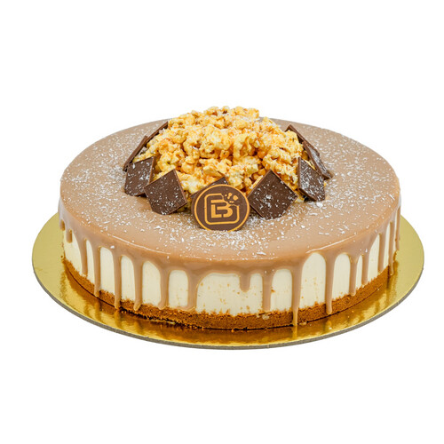 Crispy Caramel Popcorn Cake - Medium