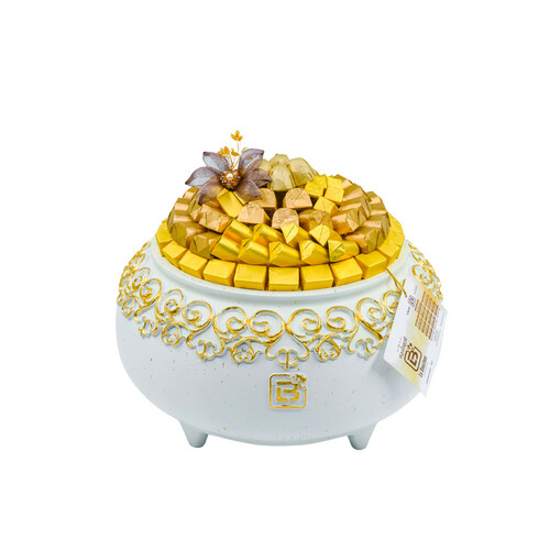 Resin Tray With Gold Belt Leg Base