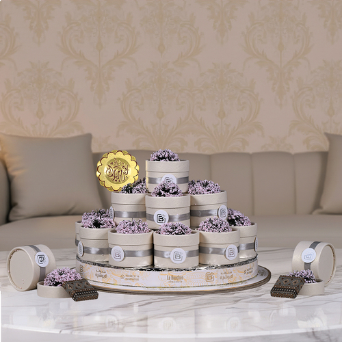 Floral Cylinder Box Giveaways – Pink