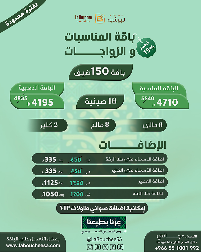 باقة 150 شخص