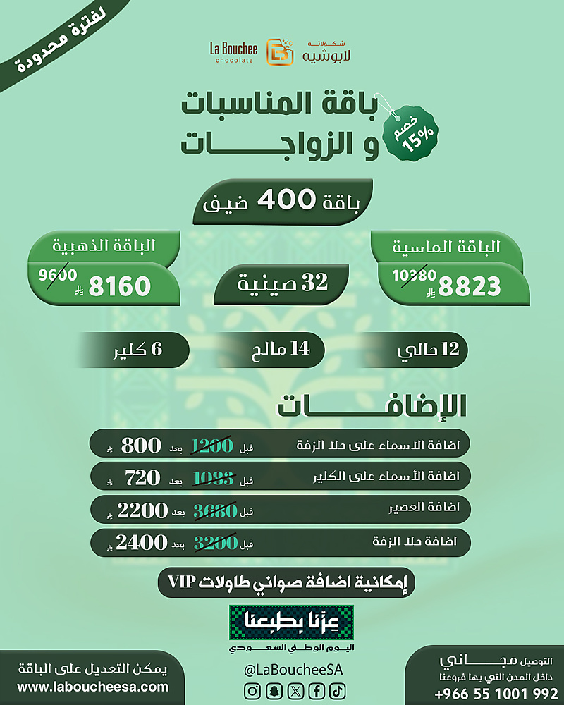 باقة 400 شخص