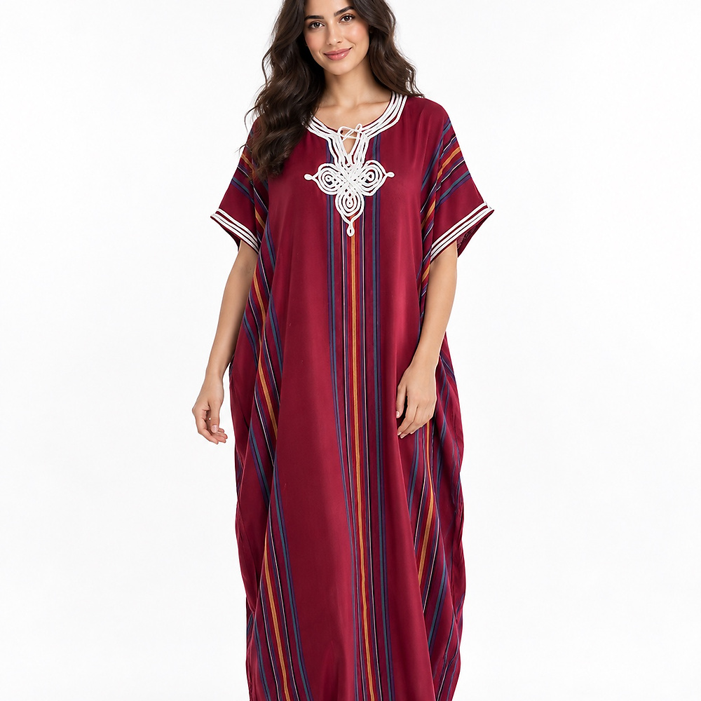 دراعه رهف عنابي