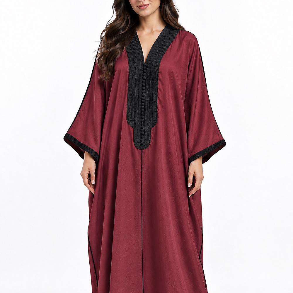 دراعه بهجه عنابي