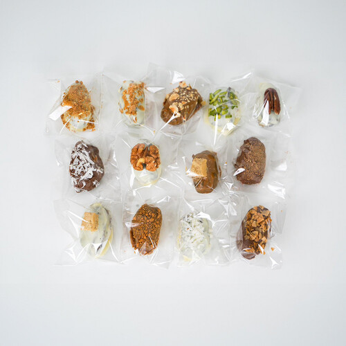 28 Pieces Majdool Stuffed&Coated With Chocolate