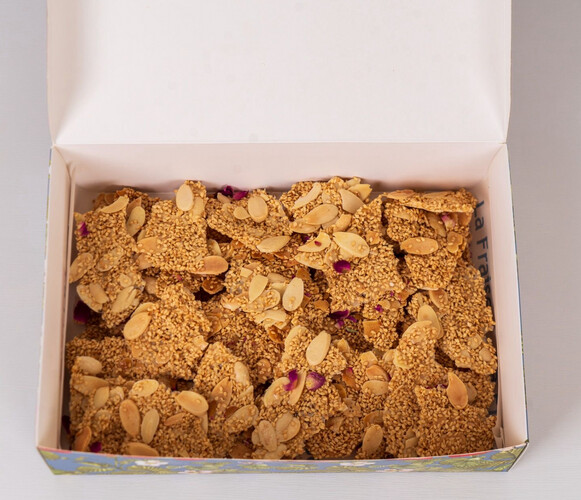 Crispy Sesame with Roasted Almonds