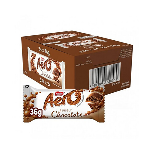 Aro Milk Chocolate 24 x 36g Packet