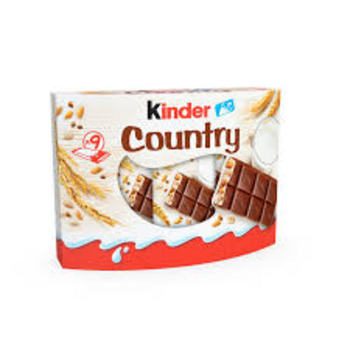Kinder Country 23.5g Pack of 9