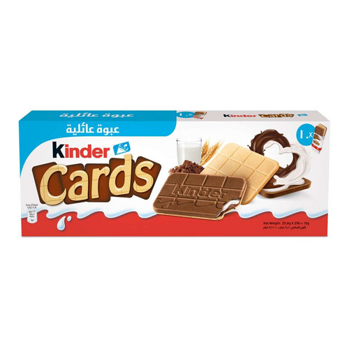 Kinder Cards 25.6g Large Bar 10 Pieces