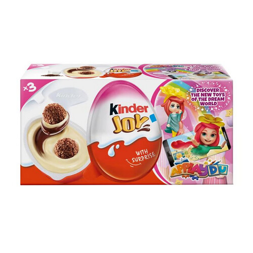 Kinder Surprise Eggs for Girls 3 pieces