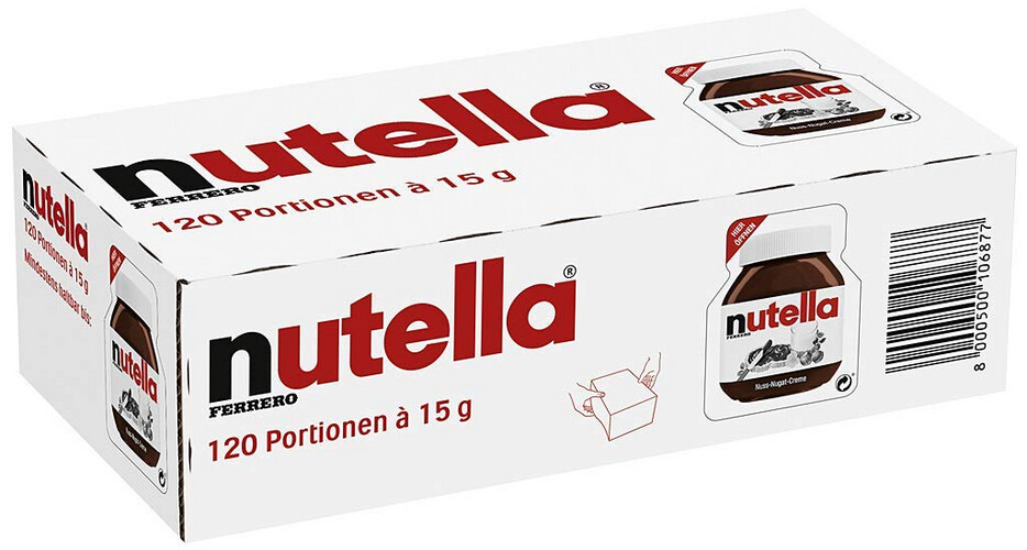 Nutella 15g, 120-piece pack