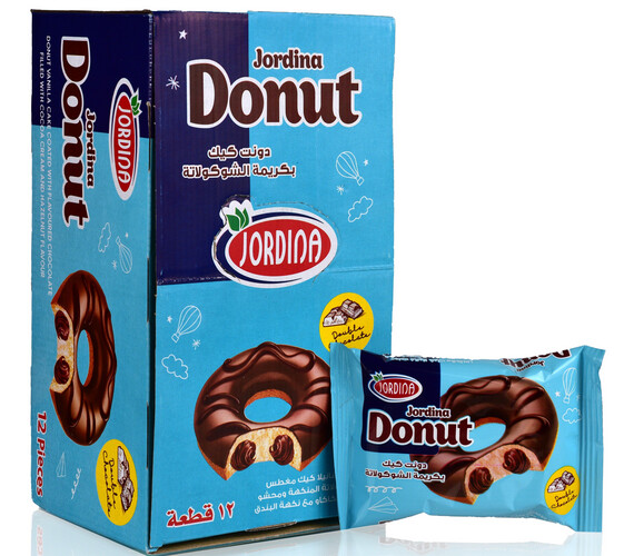 Jordina Cake Donut Cocoa 40g 12 pieces