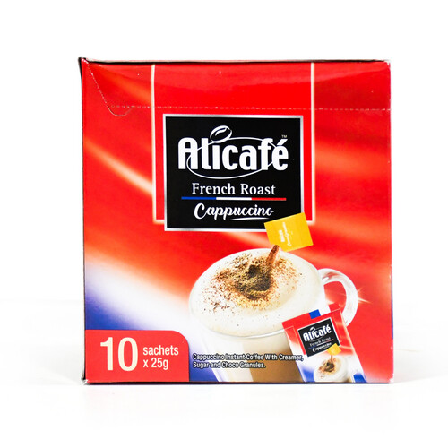 Ali Cafe French Roast Cappuccino 10 x 25g