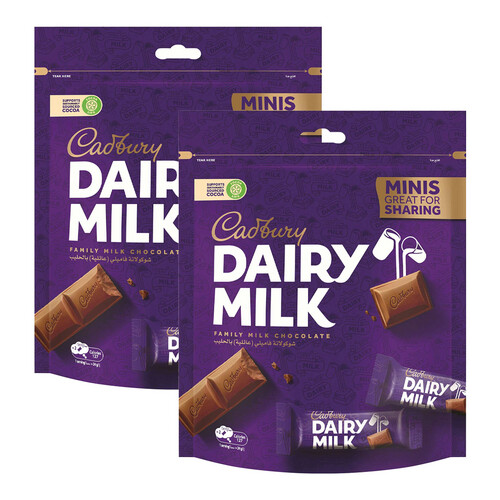 Cadbury Dairy Milk Minis 2 x 156g