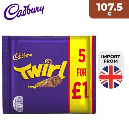 Cadbury Twirl 5 x 21.5g
