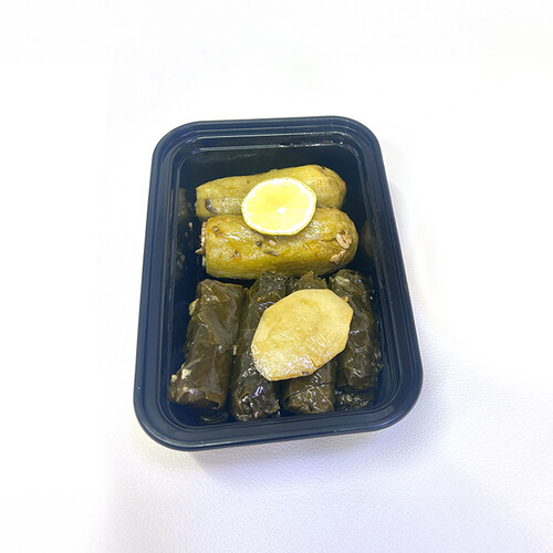 ورق عنب و كوسا بالزيت و الليمون