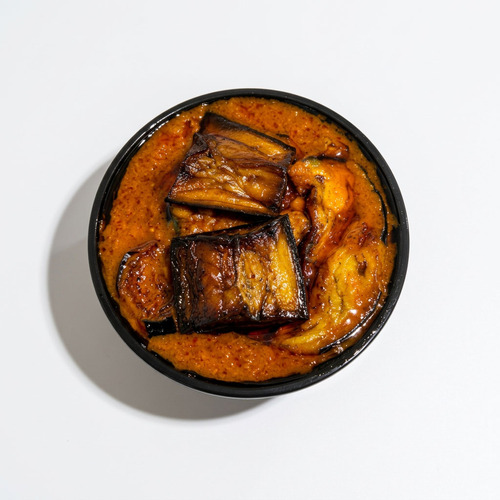 مرق نخى باذنجان بدون لحم