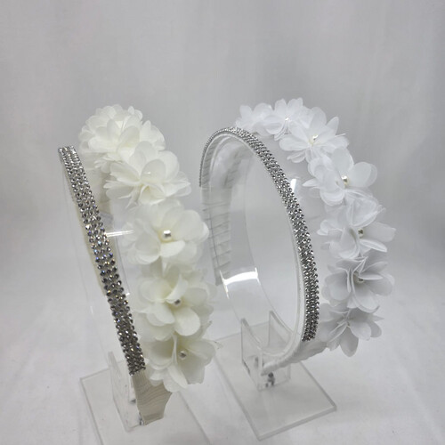 HAIRBAND FLOWER CERSTAL