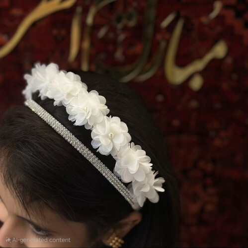 HAIRBAND FLOWER CERSTAL