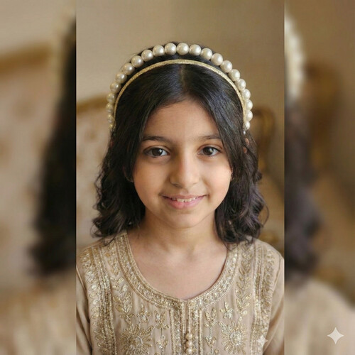 Hair Band Pearls BU1