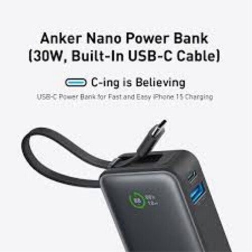 ANKER NANO POWER BANK  30W TYPE-C CABLE 10000PD