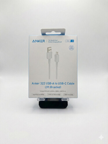 ANKER 322 USB-A TO TYPE-C (1\3FT)