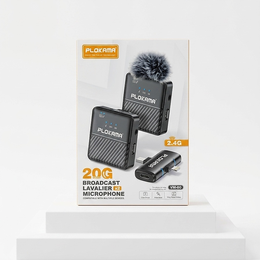 Plokama Broadcast lavalier microphon