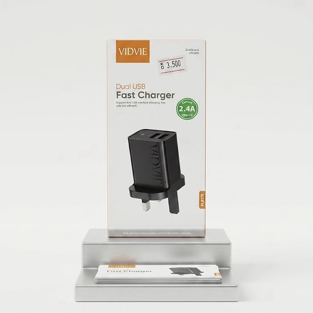 vidvie dual usb fast charger