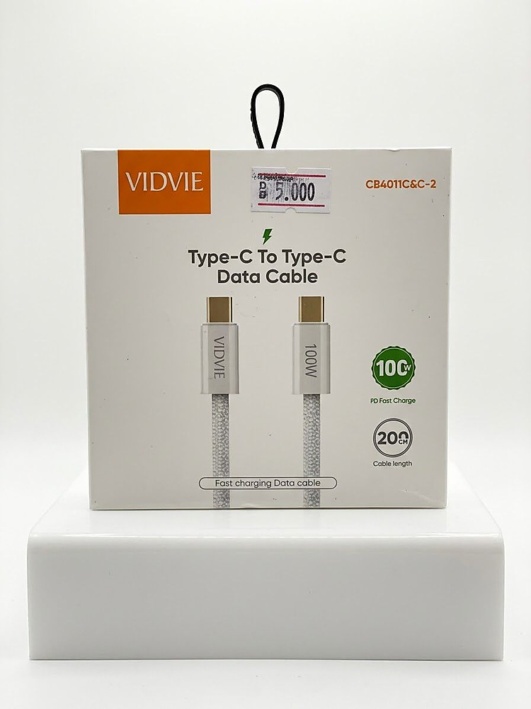 vidvie type-c to type-c 2m 100w