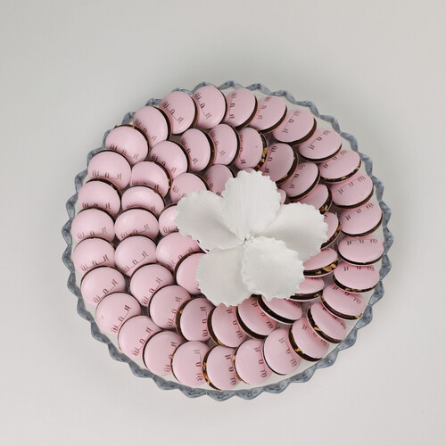 Chocolate Macrons printed