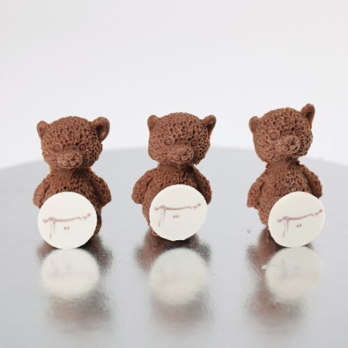 Teddy Chocolate with Name Tag