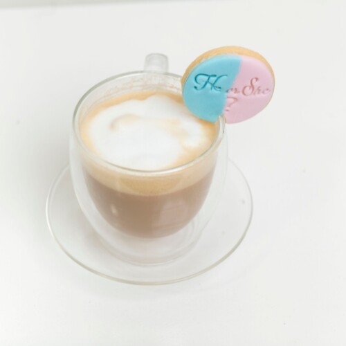 Tea Cup Biscuits - Gender Reveal - Stamped
