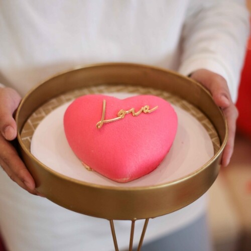 6 inch Heart Mousse Cake
