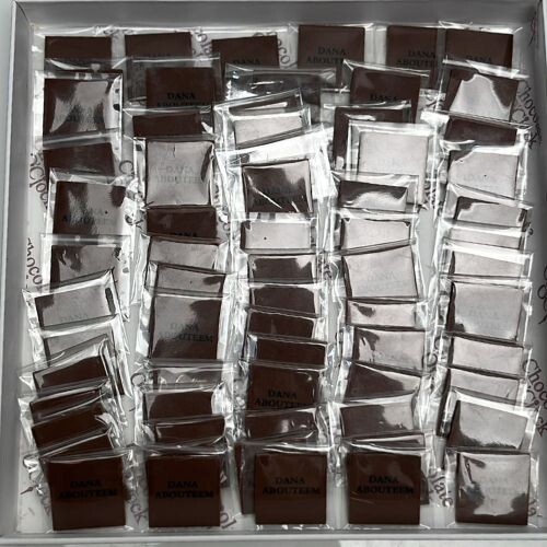 Square Printed Chocolate