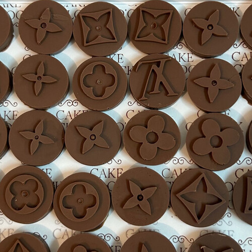 LV engraved chocolate