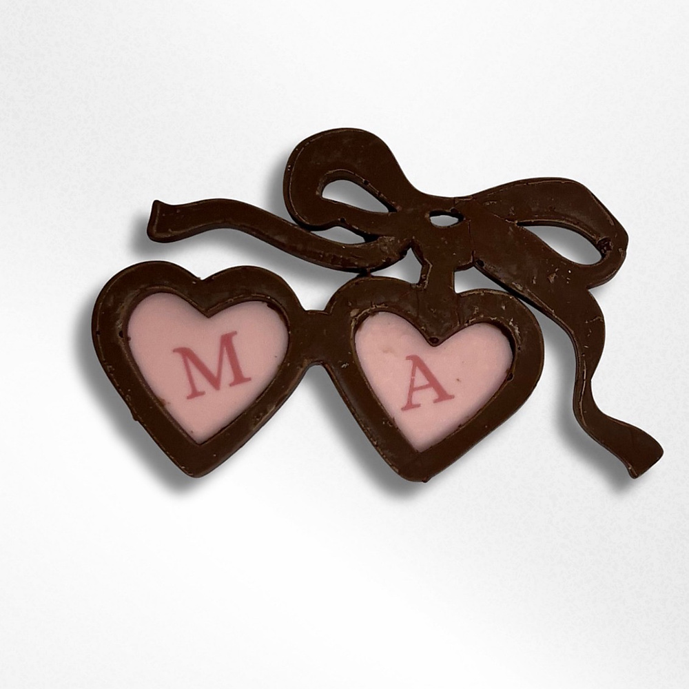 Double Heart Bow