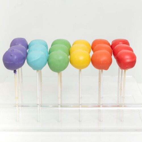 Rainbow Cake Pop On a Stick