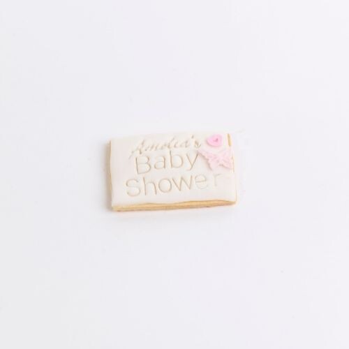 Rectangular Baby Shower Biscuits