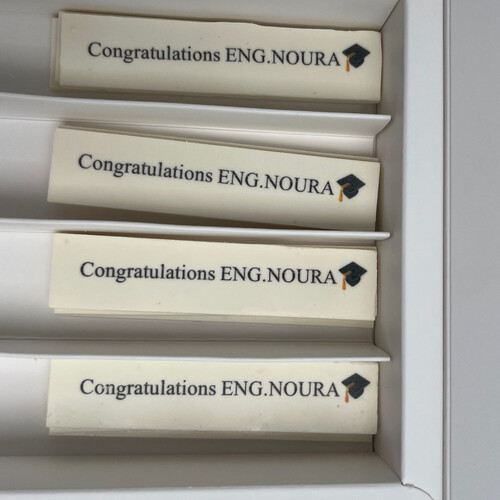 Long White Chocolate Printed