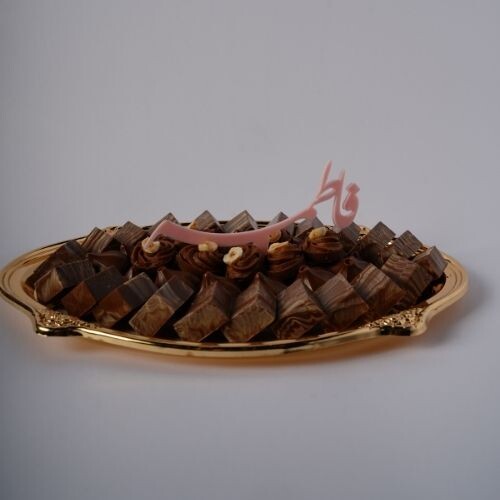 Chocolate Name Topper