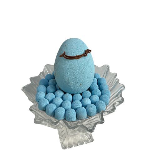 Velvet Dome with Chocolate Egg