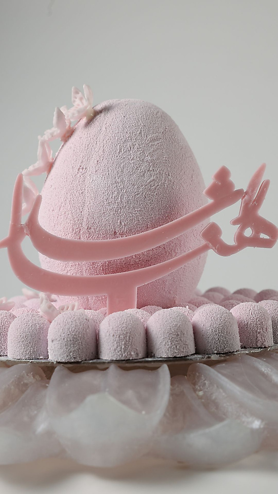 Velvet Dome with Chocolate Egg