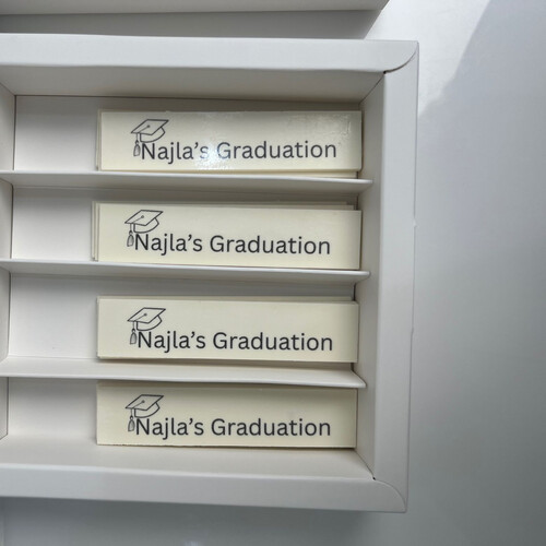 Long White Chocolate Printed