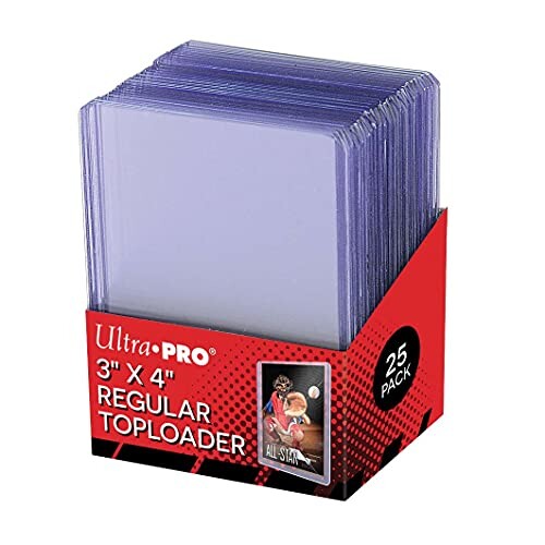 Ultra Pro Clear Regular Toploader 3" x 4"