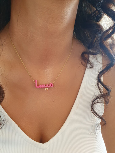 تصميم اسم من حجر الريزين